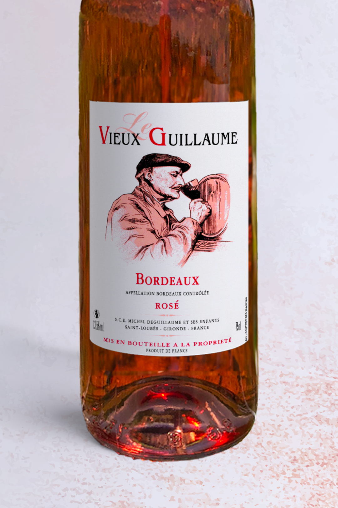 6x Le rosé "Vieux Guillaume" AOC Bordeaux Rosé