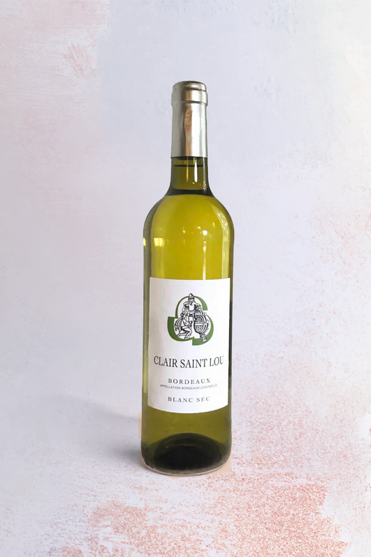 6x White wine Clair Saint Lou AOC Bordeaux Blanc
